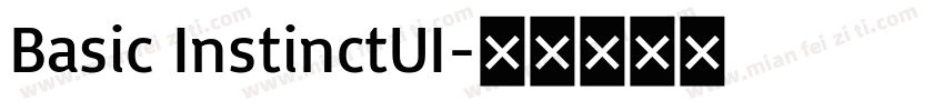 Basic InstinctUI字体转换